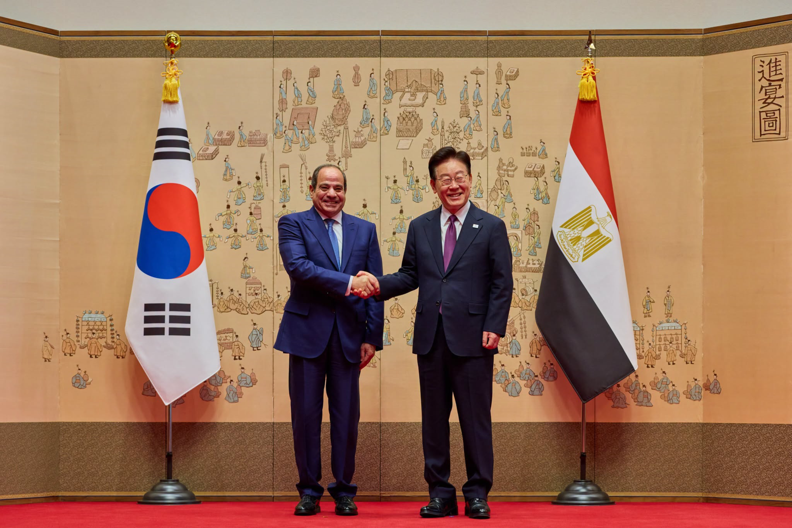 الرئيس الكوري يعلن تعزيز التعاون مع مصر في الصناعة والطاقة